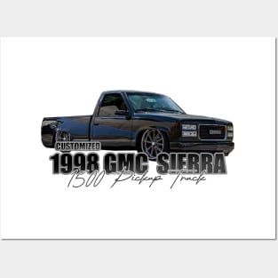 Customized 1998 GMC Sierra 1500 Pickup Truck Posters and Art